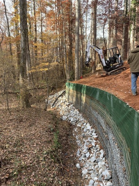 DNR-Approved-Creek-bank-stabilization-with-soil-basket-Johns-Creek-GA