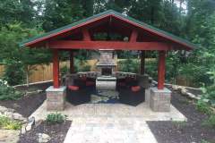 Cedar-pavillion-with-metal-roof