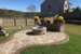 Gas Fire pit with cap
