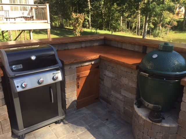 Grill Stained Top