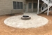Stonehurst Cappuchino pavers with Santa Fe color fire pit