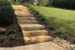 Crab Orchard steps with Stonehurst pavers in Sand Dune color