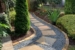 Slate Chip path with Crab Orchard steppers _ trim